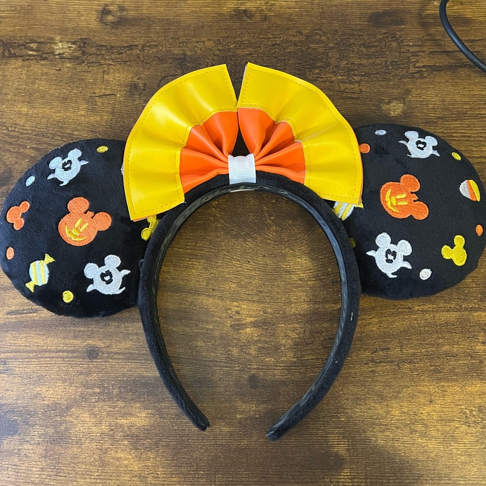 BBBrooke Halloween Mouse Ears Headband with Bow